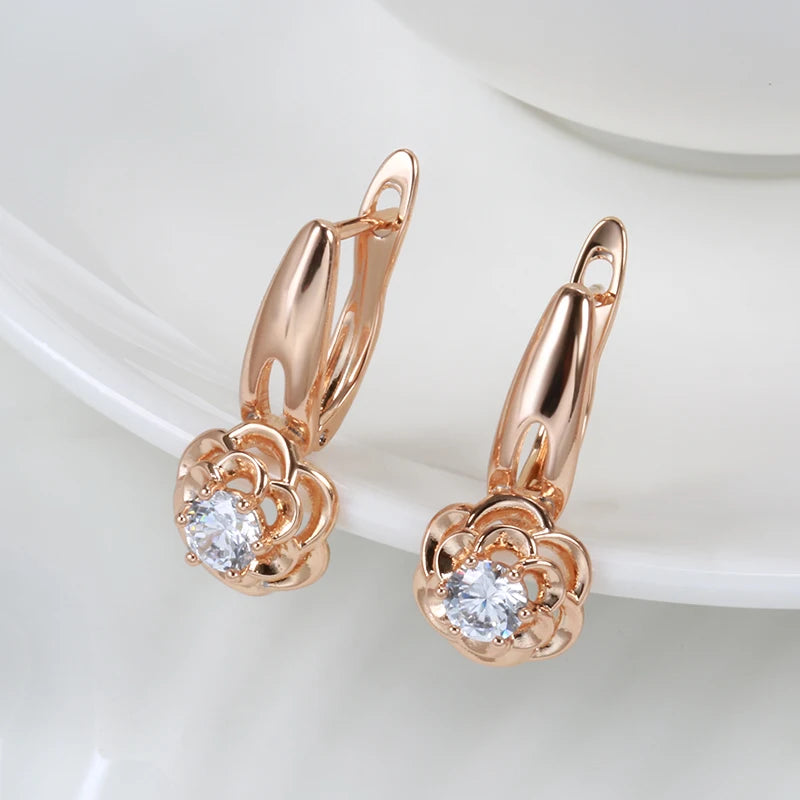 White Fancy 015 583 Rose Gold Casual Jewel Set
