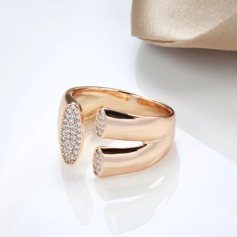 Trendy Natural Colour Geometric Rings