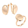 White Fancy 044 583 Rose Gold Casual Jewel Set