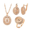 White Fancy 034 583 Rose Gold Casual Jewel Set