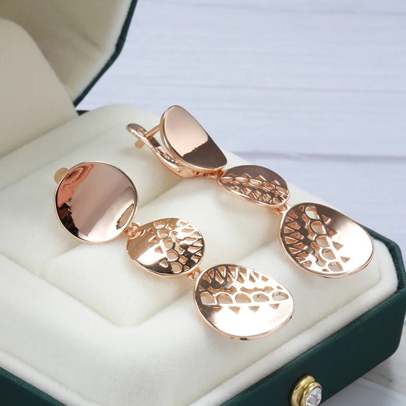 High Quality Daily Fancy Gold Colour Earrings 066