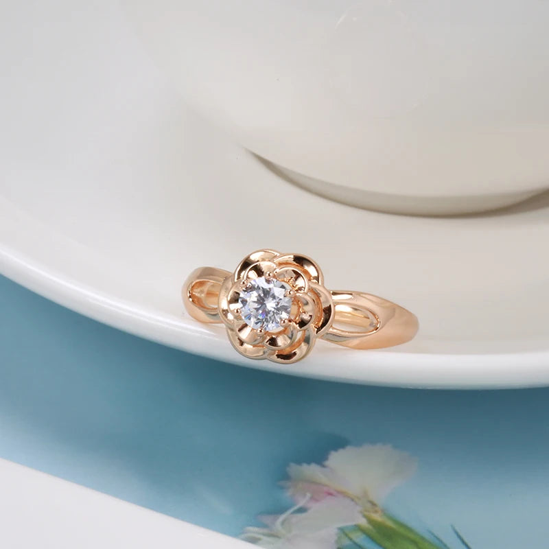 White Fancy 015 583 Rose Gold Casual Jewel Set