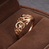 New Boho Hollow Flower Gold Ethnic Party Rings