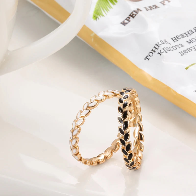 Trend Big Vintage Natural Glossy Metal Ethnic Bride Ring 037