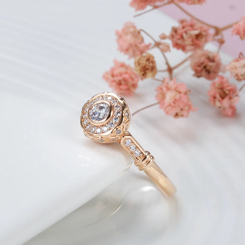 Best Luxury Shiny Gift Natural  Ring For Women 031