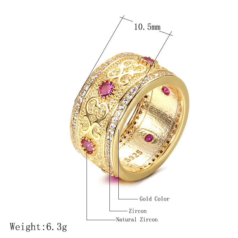 New Fashion Dubai Gold Ring for Women