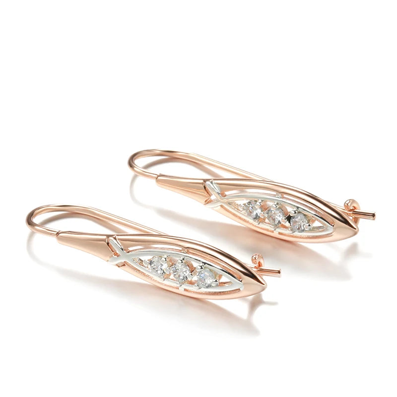 High Quality Daily Fancy Gold Colour Earrings 097
