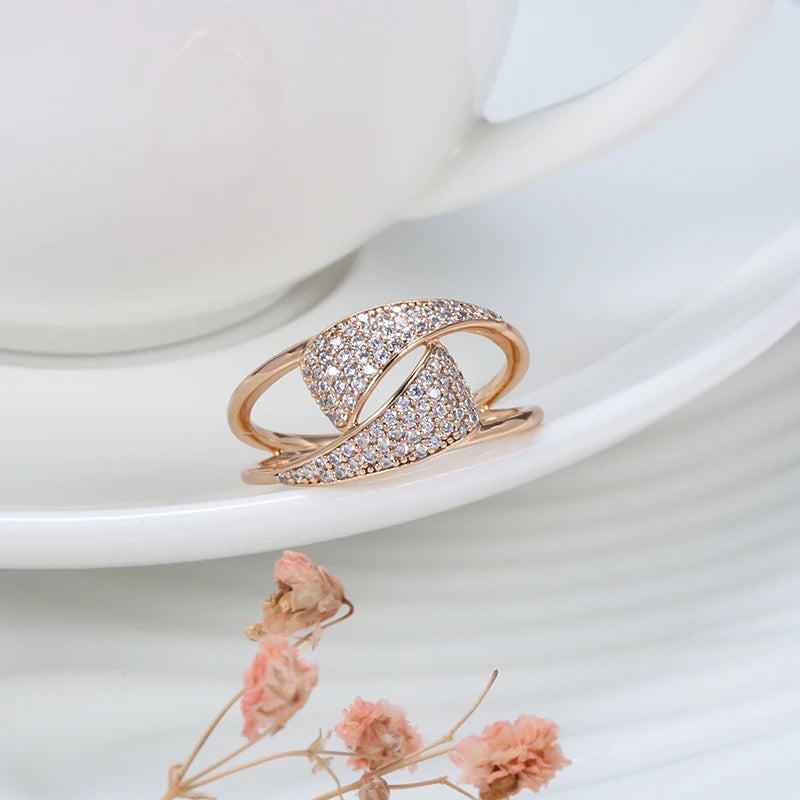 Best Luxury Shiny Gift Natural  Ring For Women 026