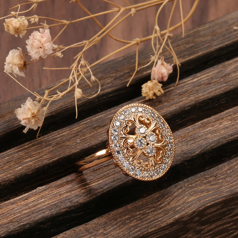 White Fancy 002 Copper Casual Jewel Set