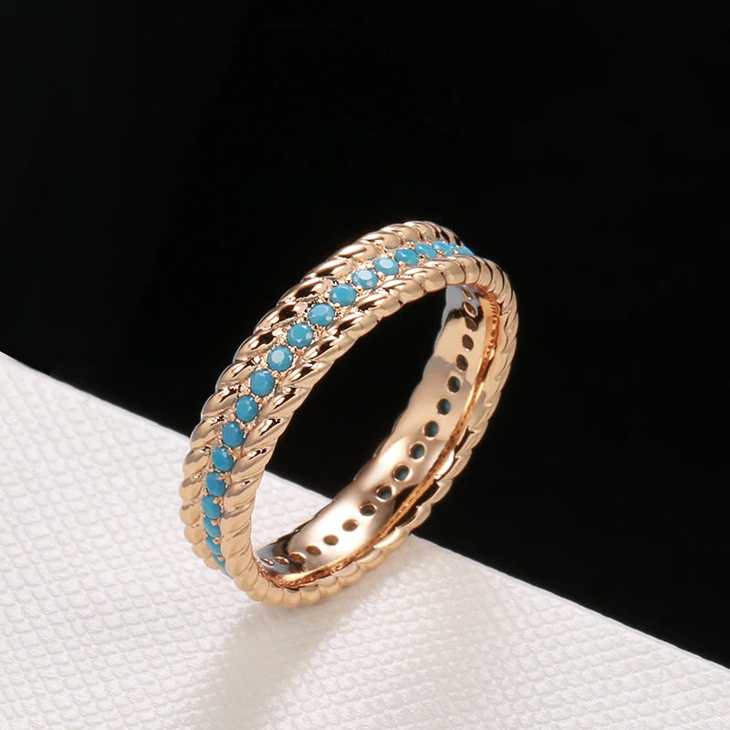 Best Luxury Shiny Gift Natural  Ring For Women 057