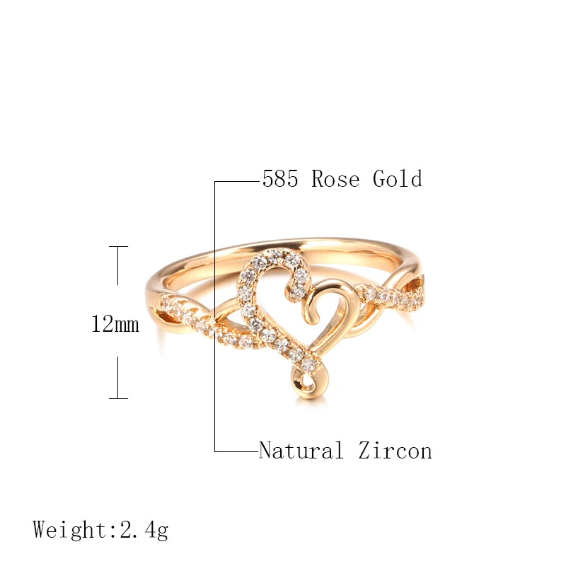 Trend Big Vintage Natural Glossy Metal Ethnic Bride Ring 081