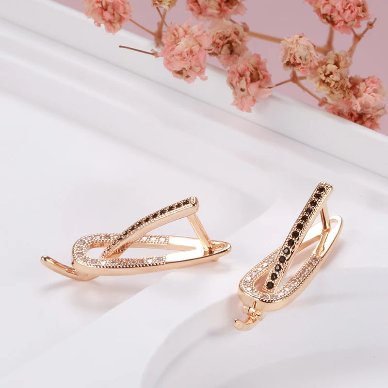 White Fancy 024 583 Rose Gold Casual Jewel Set