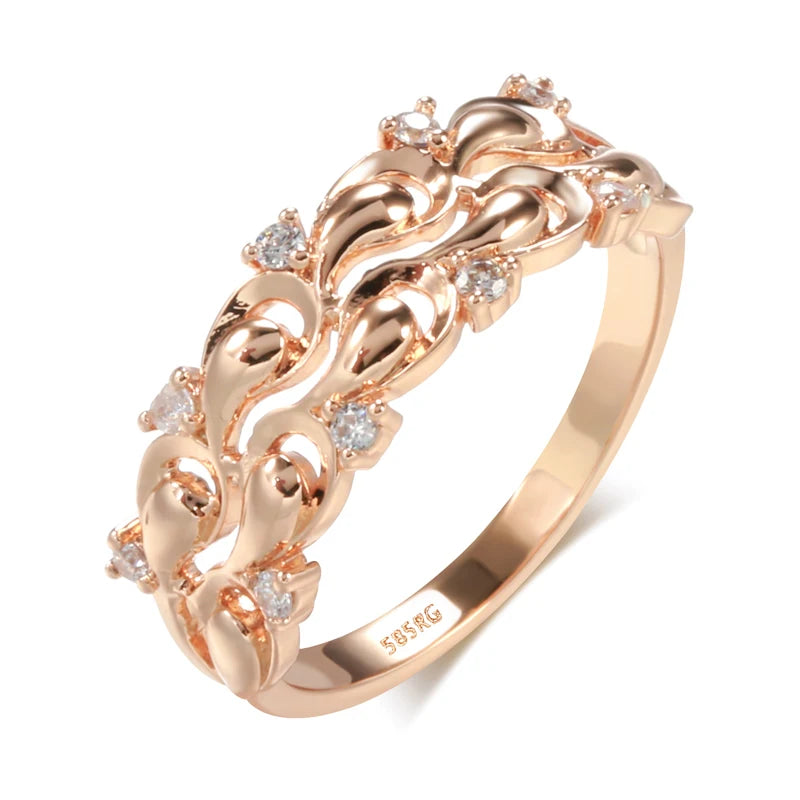 Best Luxury Shiny Gift Natural  Ring For Women 030