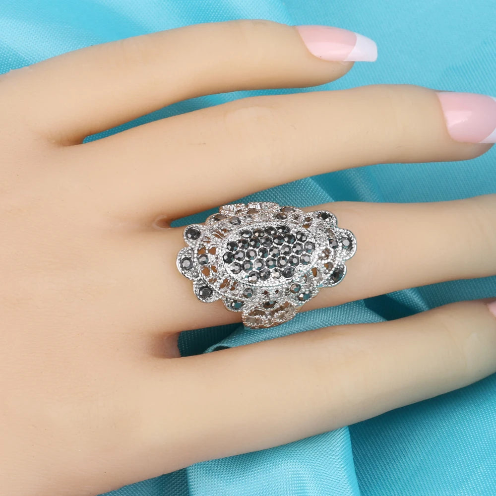 Colored Boho Textured Mixed Metals Travel Jewel Set 0004