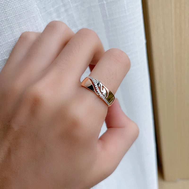 Best Luxury Shiny Gift Natural  Ring For Women 075