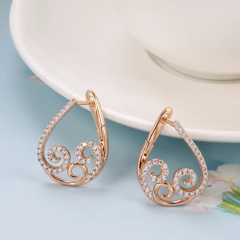 High Quality Daily Fancy Gold Colour Earrings 006