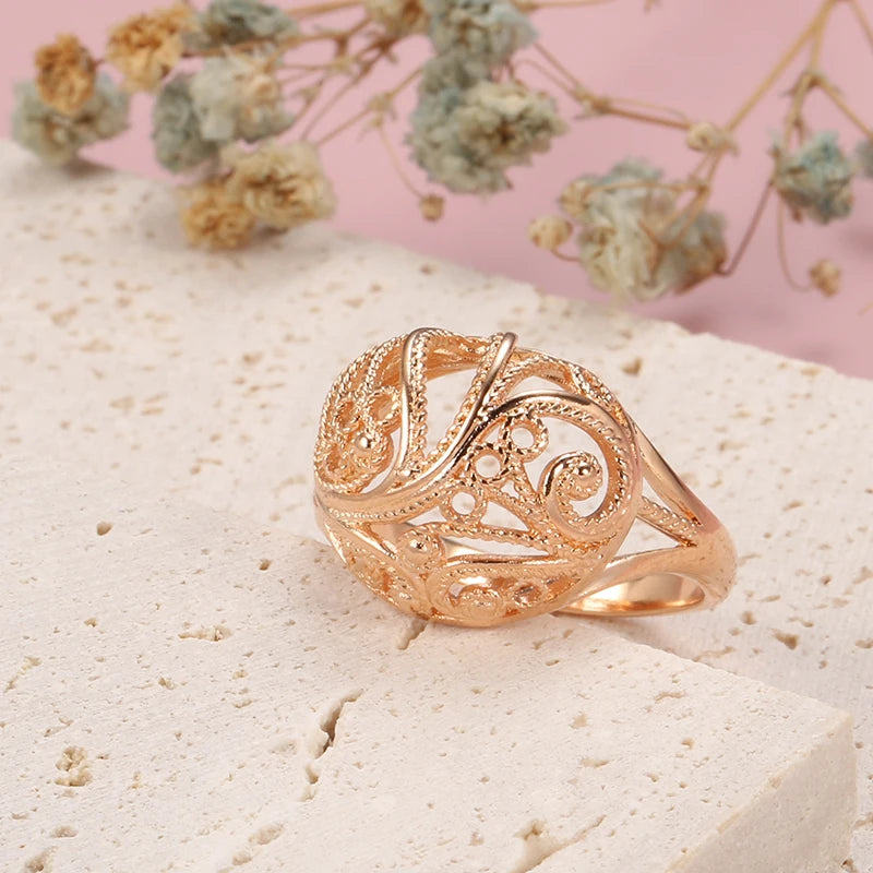 White Fancy 037 583 Rose Gold Casual Jewel Set