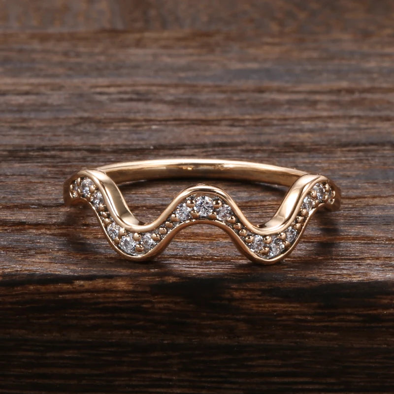 Best Luxury Shiny Gift Natural  Ring For Women 058