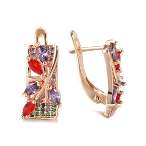 High Quality Daily Fancy Gold Colour Earrings 074