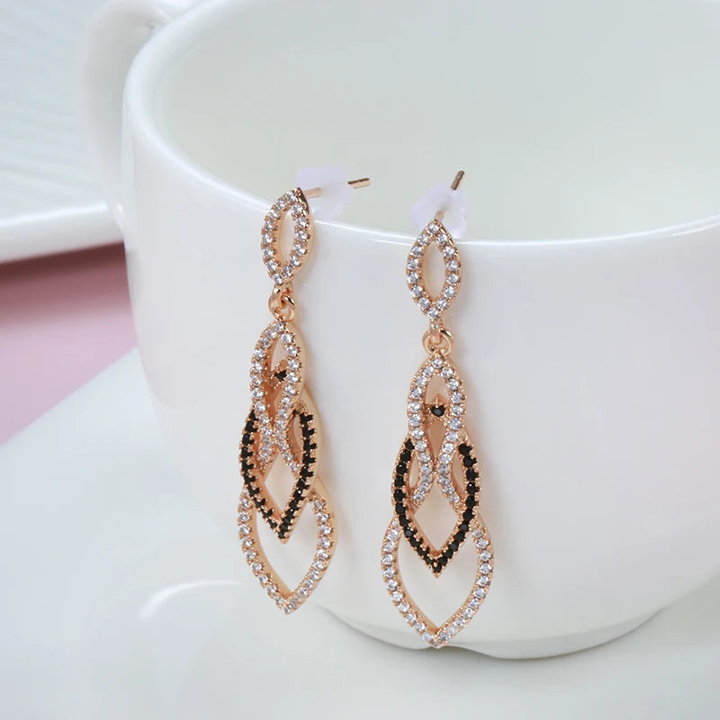 High Quality Daily Fancy Gold Colour Earrings 034