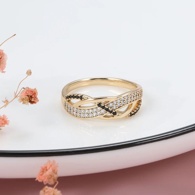 White Fancy 005 Copper Casual Jewel Set