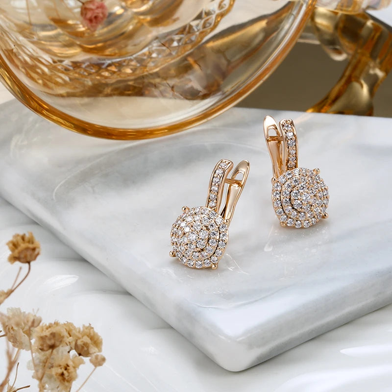 High Quality Daily Fancy Gold Colour Earrings 079