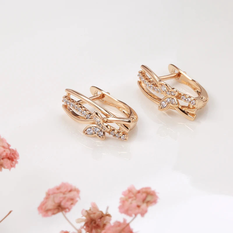 White Fancy 026 583 Rose Gold Casual Jewel Set
