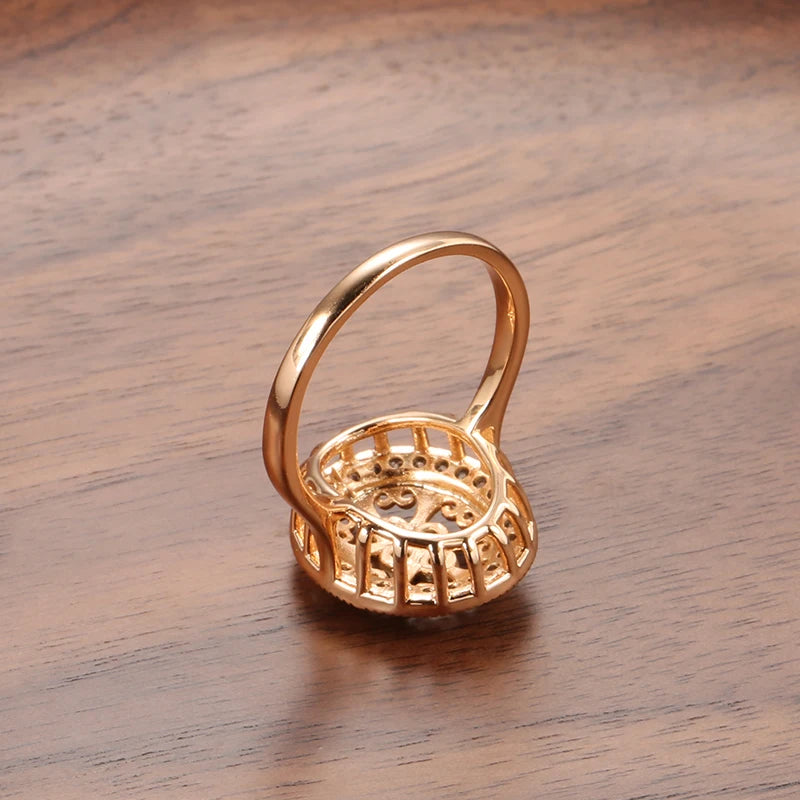 White Fancy 002 Copper Casual Jewel Set