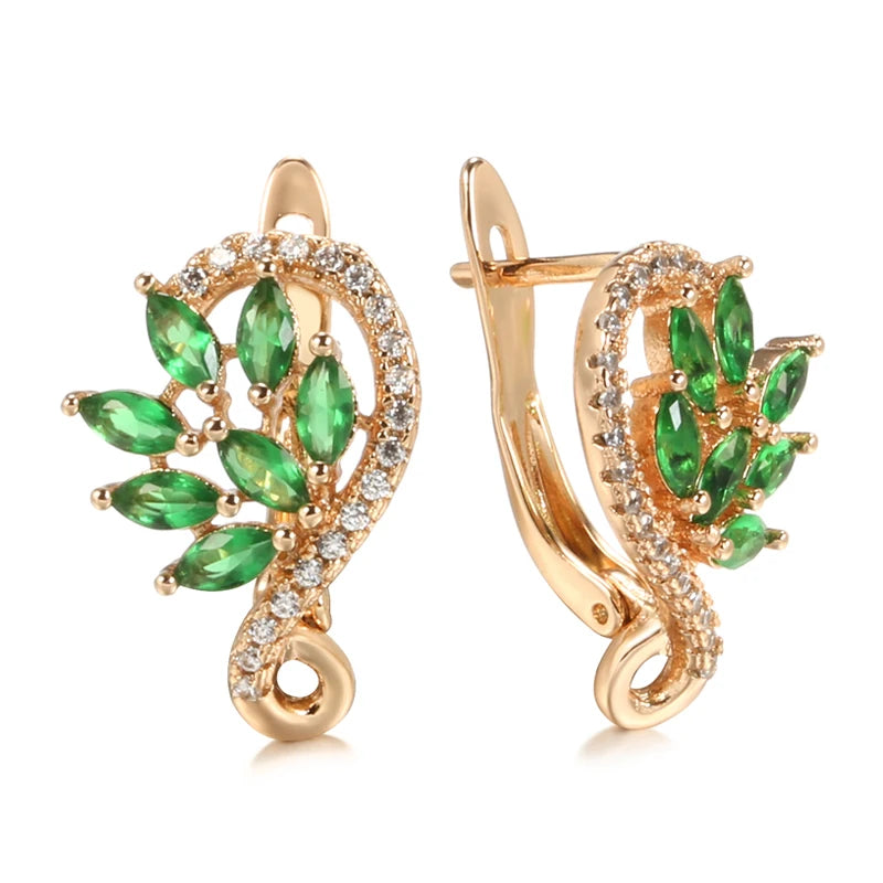 High Quality Daily Fancy Gold Colour Earrings 045