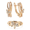 White Fancy 026 583 Rose Gold Casual Jewel Set
