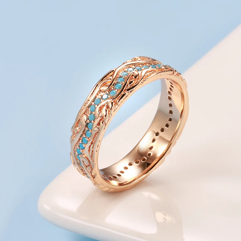 Best Luxury Shiny Gift Natural  Ring For Women 013