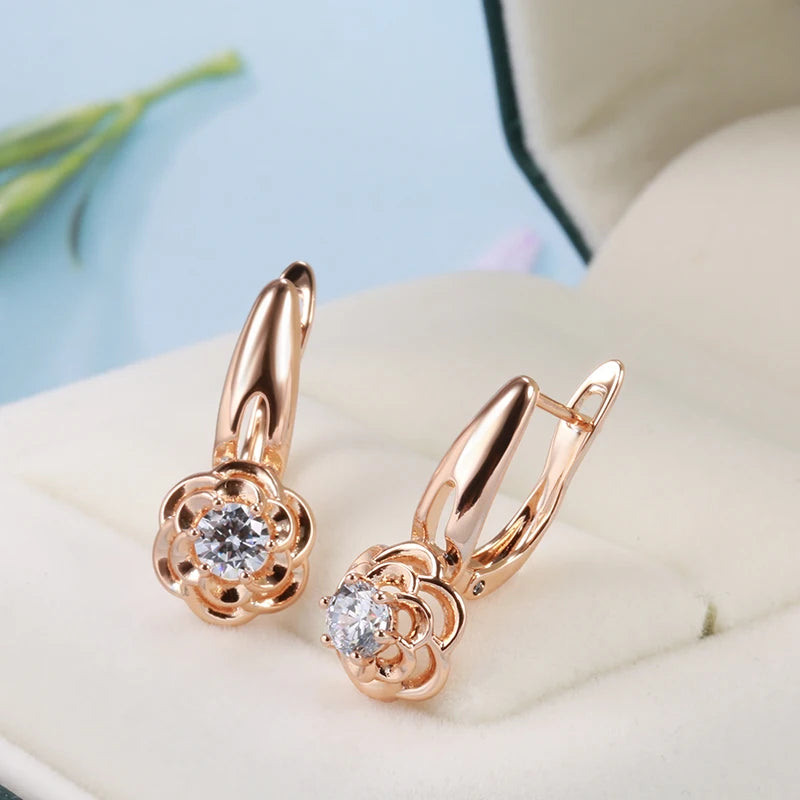 White Fancy 015 583 Rose Gold Casual Jewel Set