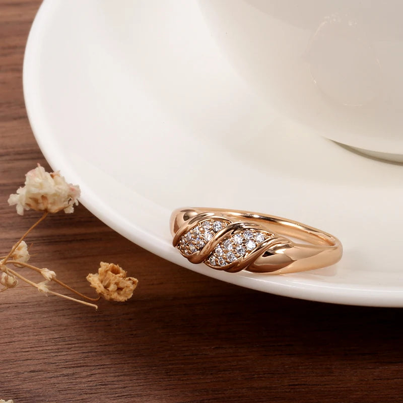 Best Luxury Shiny Gift Natural  Ring For Women 009