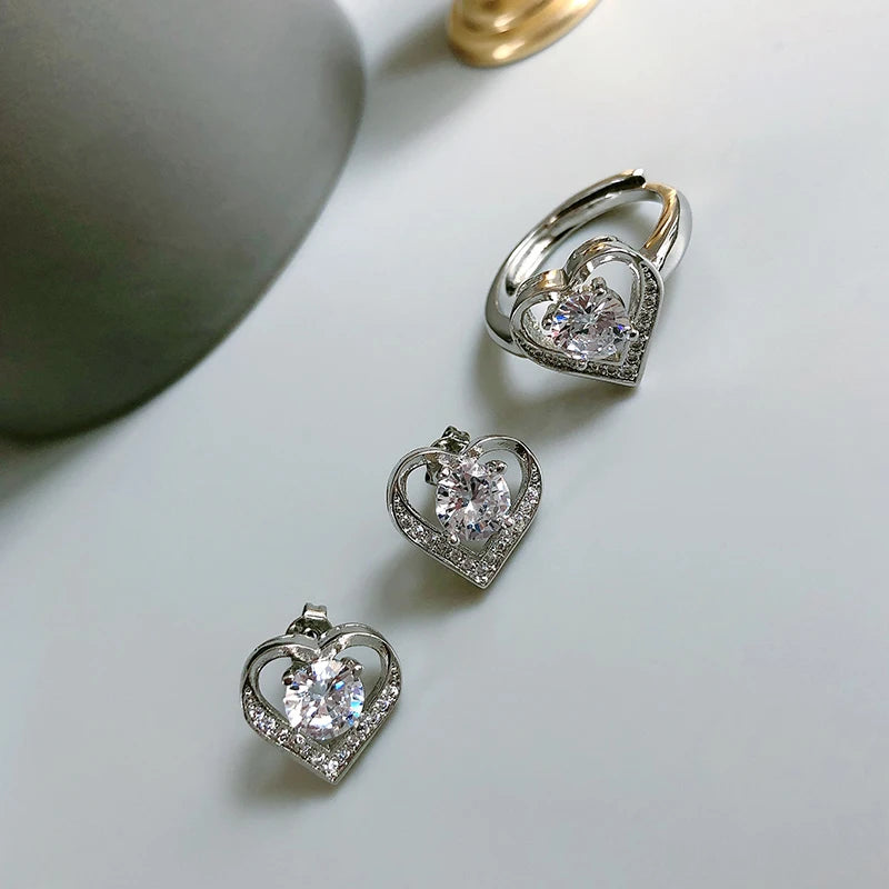 White Fancy 049 583 Rose Gold Casual Jewel Set