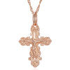 New Luxury Natural 585 rose Gold Pendant Necklace 020