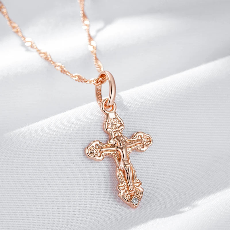 Luxury Cross Pendant Necklace