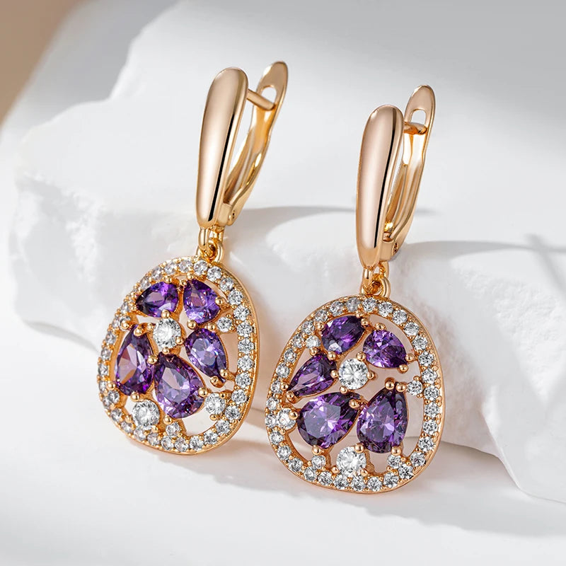 High Quality Daily Fancy Gold Colour Earrings 025