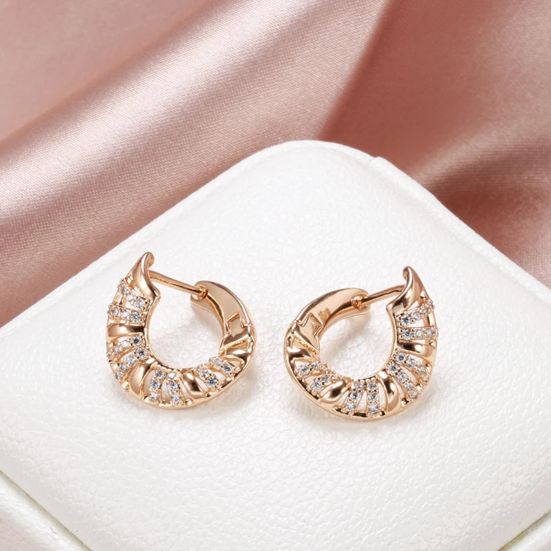 High Quality Daily Fancy Gold Colour Earrings 075