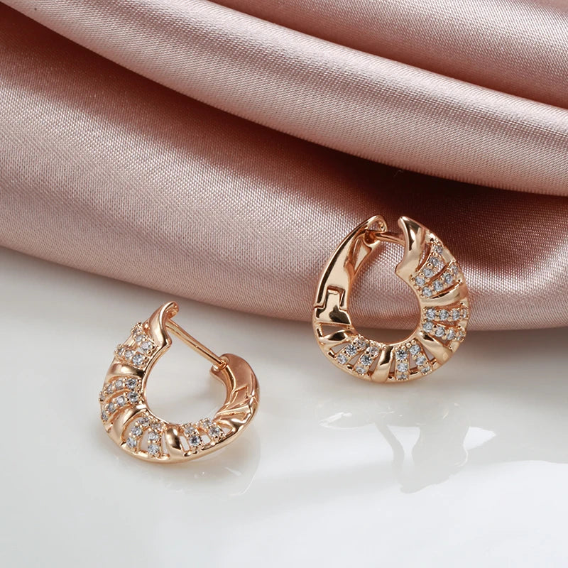 High Quality Daily Fancy Gold Colour Earrings 075