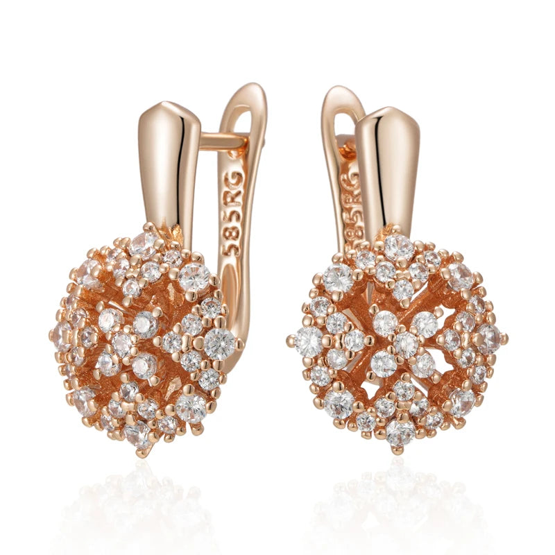 High Quality Daily Fancy Gold Colour Earrings 078