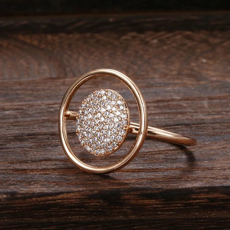 Luxury Full Shiny Natural Zircon Drop Earrings