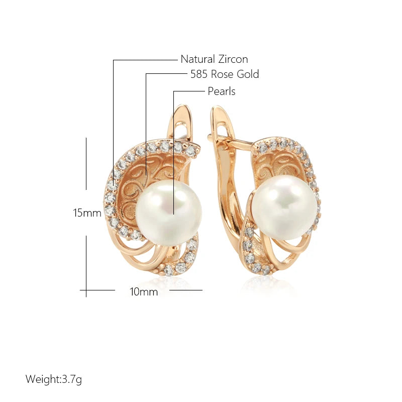 High Quality Daily Fancy Gold Colour Earrings 084