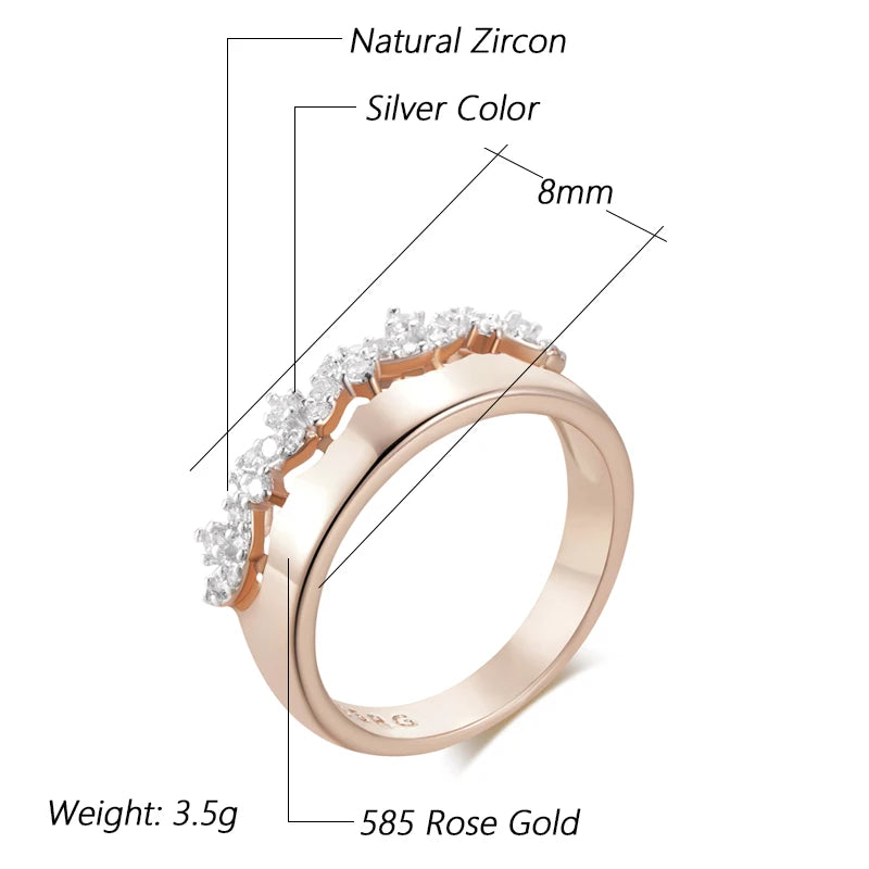 Best Luxury Shiny Gift Natural  Ring For Women 071