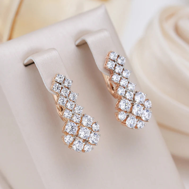 Fashion Natural Shiny English Earrings