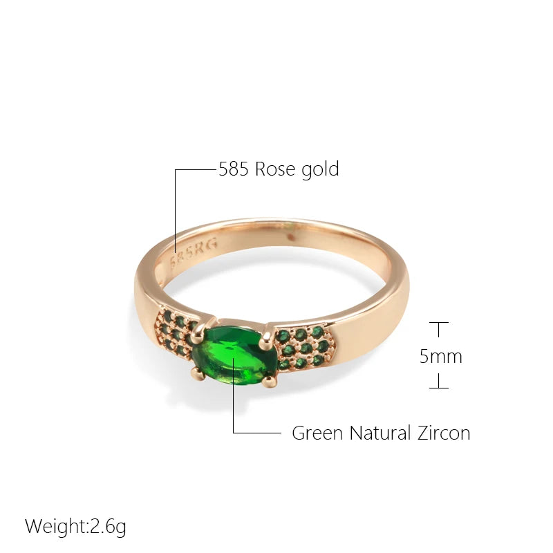 New Emerald Oval Cut Ring