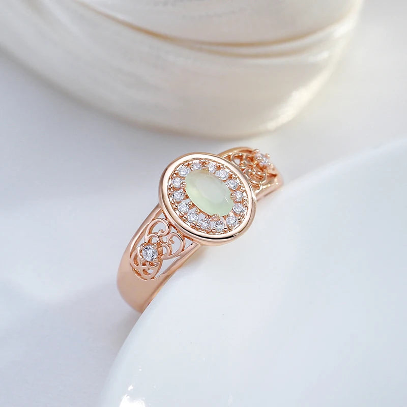 Oval Cut Wedding Daily Emerald Rings