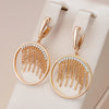 Gold Colour Long Tassel Dangle Earrings