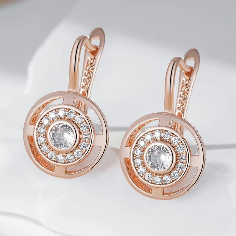 Full Best Shiny Natural Drop Earrings