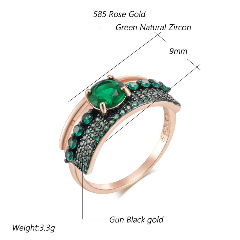 Best Luxury Shiny Gift Natural  Ring For Women 033