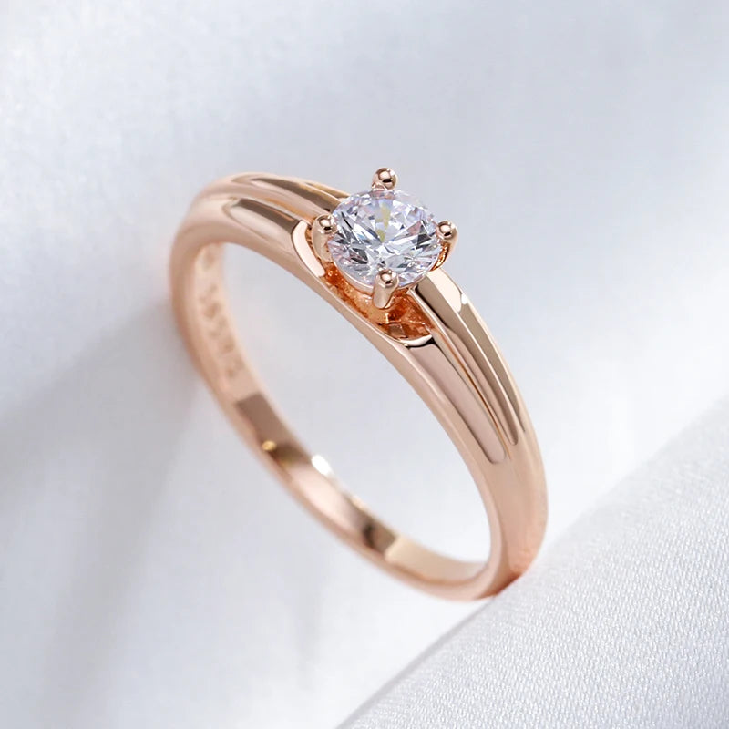 Best Luxury Shiny Gift Natural  Ring For Women 005